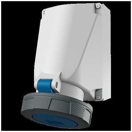 PRISE MURALE 63A4P9H230V BLEU IP67