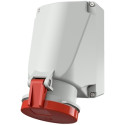 PRISE MUR. 63A 5P 6H400V ROUGE IP44