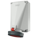 PRISE MUR.125A 5P 6H400V ROUGE IP67