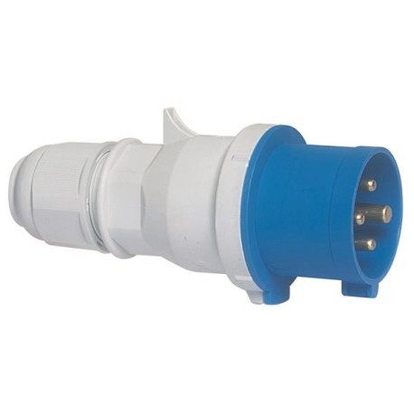 Fiche mâle 16 4P 200-250V