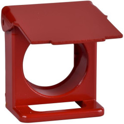 Capot de fermeture rouge