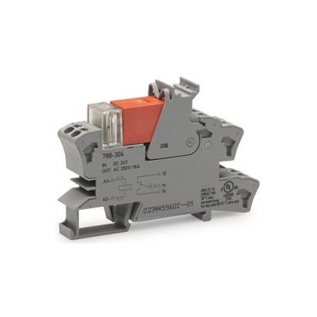 socle relais 24VDC gris
