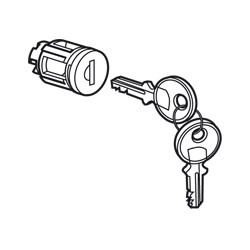 Barillet à clé type 2433 A