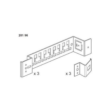 Jeu de 3 supports métal