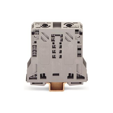 borne passage 50mm² gris