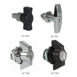 Serrure en T synthétique cylindre21323C