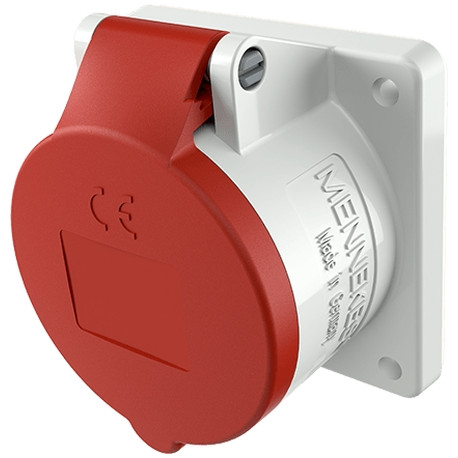 PR. ENCAS. 32A 5P 6H400V ROUGE IP44 TWIN