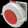 PRISE ENCASTRE 32A5P6H400V ROUGE IP67