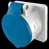 PRISE ENCASTRE 32A4P9H230V BLEU IP44