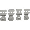 4 pattes de fixat.pour 3D 10mm