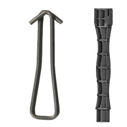 Crochets fix.ss chev.(100)+outil de pose