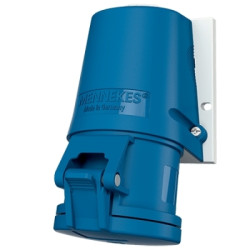 PRISE MURALE 32A4P9H230V BLEU IP44