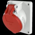 PRISE ENCASTRE 32A4P6H400V ROUGE IP44