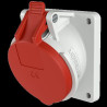 PRISE ENCASTRE 16A5P6H400V ROUGE IP44