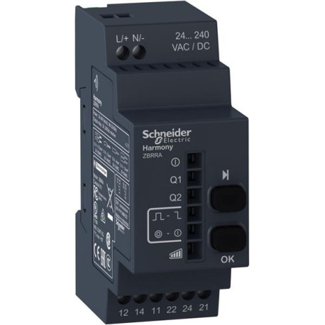 Recepteur XB5R programmable AC/DC relais