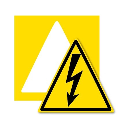 Eclair 100mm set 3 autocollants