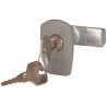 Verrouillage porte avec 2 cles gris
