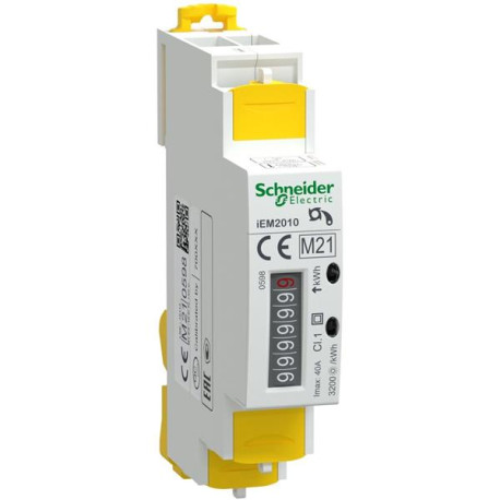 iEM2010 compteur kWh 40A 1PH 230V impuls