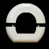 COLLIER COLONNE SIMPLE BLANC