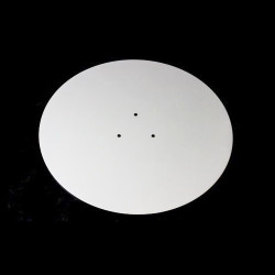 SOCLE 350MM COLONNE MOBILE SIMPLE BLANC