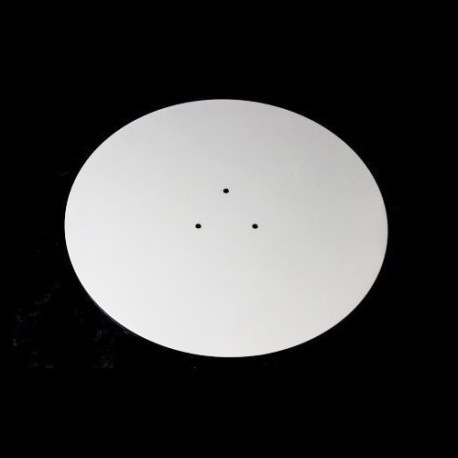 SOCLE 350MM COLONNE MOBILE SIMPLE BLANC