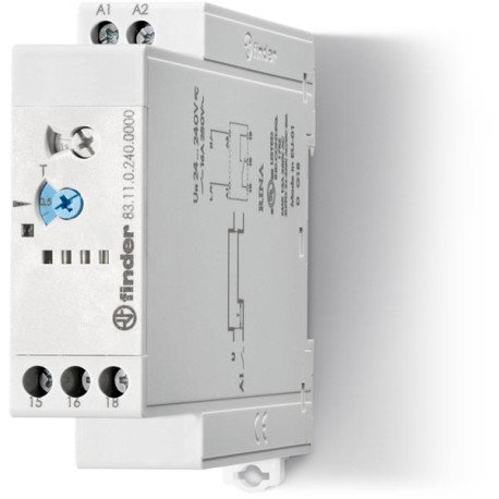 TEMPO 22,5 AI 1RT 16A 24-240VAC/DC