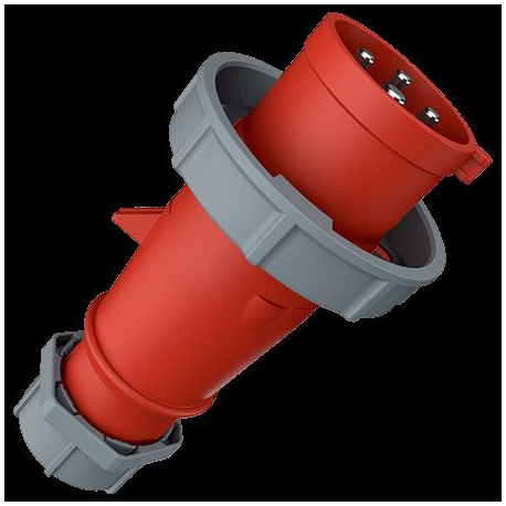 FICHE AM-TOP 32A 4P 3H 440V ROUGE IP67