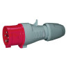 Fiche droite 400V - 32A - 4P+T
