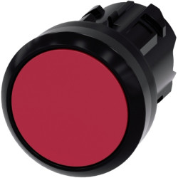 BOUTON-POUSSOIR, 22MM, ROND, PLASTIQUE,