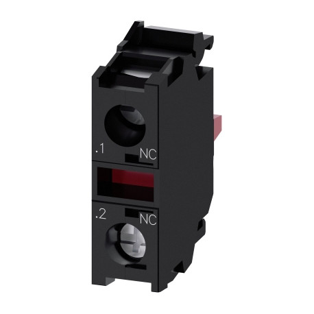 BLOC DE CONTACT AVEC 1 CONTACT, 1NF, BOR