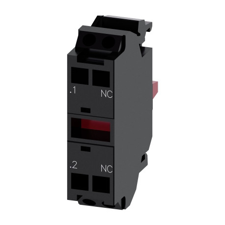 BLOC DE CONTACT AVEC 1 CONTACT, 1NF, BOR