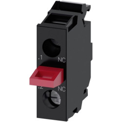 BLOC DE CONTACT AVEC 1 CONTACT, 1NF, BOR