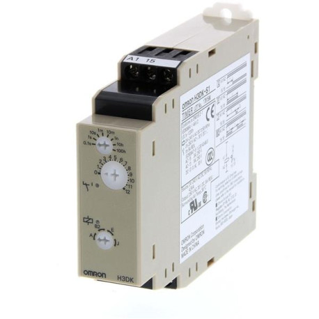 Minuterie 24-240VUC 4f 1xtemporisé 5A