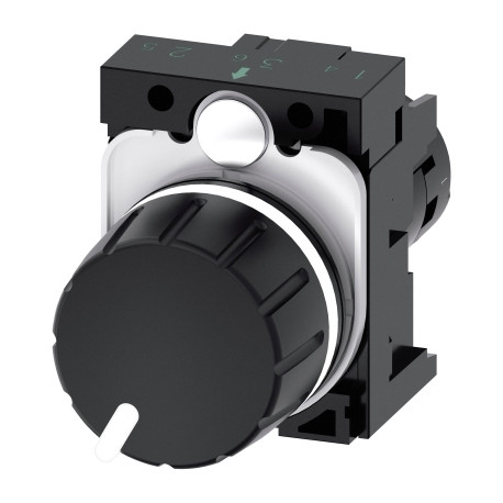 POTENTIOMETRE, COMPACT, 22MM, ROND, PLAS