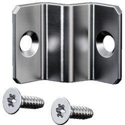 VX Attache juxtaposit.extér. acier (6pc)