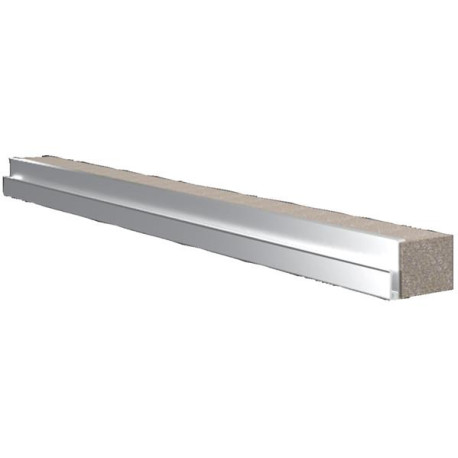 VX Profilé passe-câbl. centre 1000 (4pc)