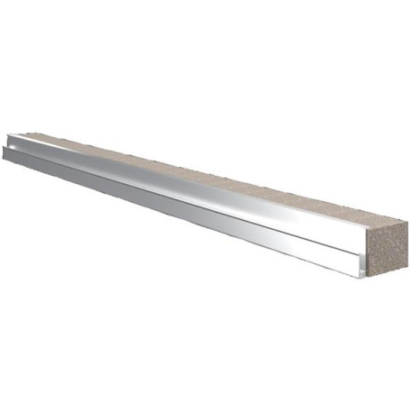 VX Profilé passe-câbl. centre 1200 (4pc)