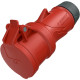 COUPLEUR PWTXTR 32A4P6H400V ROUGE IP54