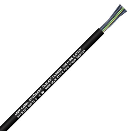 ÖLFLEX CLASSIC 130 H BK 0,6/1 kV 12G2,5