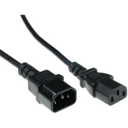 230V PWR CORD NOIR  5M C13-C14 noir