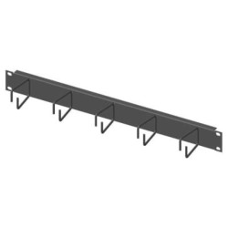 CABLE PANEL 19''  BLACK 1U