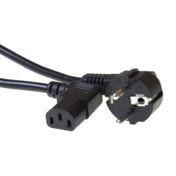 CAB ALLIM.3X75MM 90° NOIR