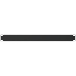 19''  BLANK PANEL 1U BLACK