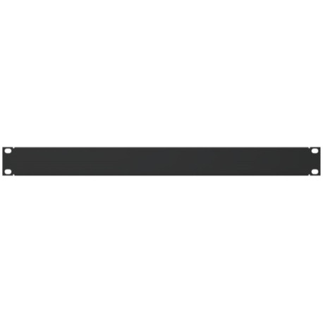 19''  BLANK PANEL 1U BLACK