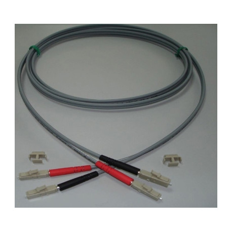 LC/LC DX 50/125 OM3 2M GRIS