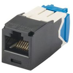 Mini-Com Module, Cat 6A, UTP Black