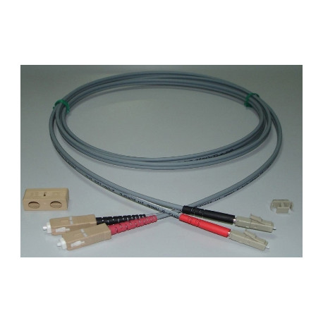 LC/SC DX 50/125 OM3 1M GRIS