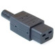 C19 CONN.NOIR.16A.250V.AC