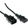 230V PWR CORD NOIR  3M  C13-C14 noir