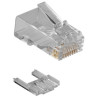 RJ45 PLUG CAT6 UTP SO/LI.25PCS (Par 25)